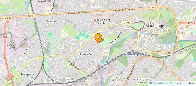 localisation de l'entreprise MONSIEUR BRAHIM ASSMAMAD  MAUBEUGE