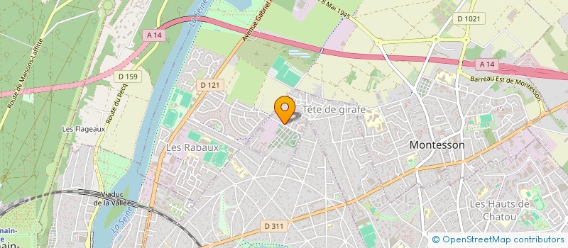 localisation de l'entreprise MONSIEUR BRAHIM AZEM  CHATOU