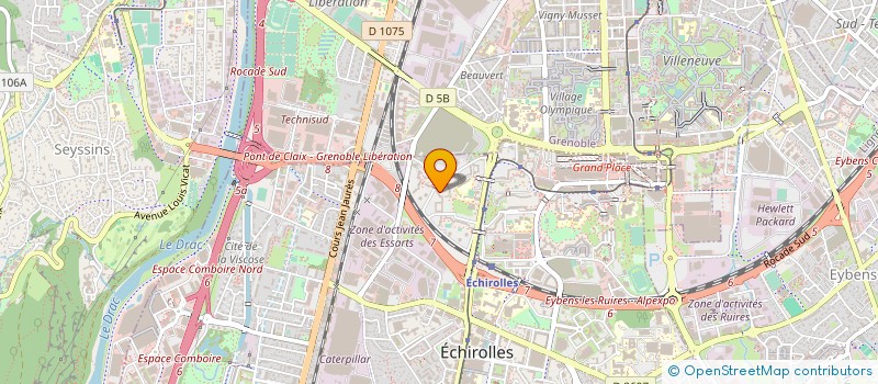 localisation de l'entreprise MONSIEUR BRAHIM AZZI  ECHIROLLES