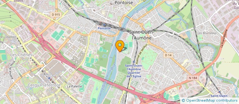 localisation de l'entreprise MONSIEUR BRAHIM AZZOUG à SAINT-OUEN-L'AUMONE
