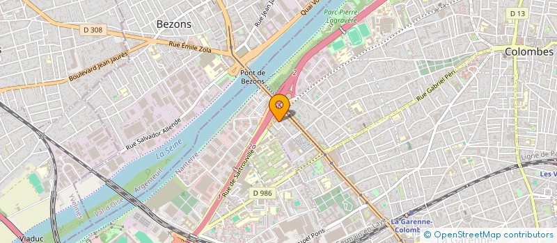 localisation de l'entreprise MONSIEUR BRAHIM BAAZAOUI à COLOMBES