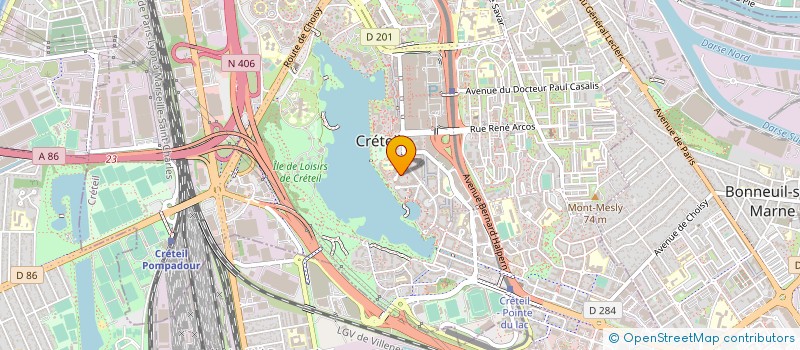 localisation de l'entreprise MONSIEUR BRAHIM BAKHTAOUI  CRETEIL