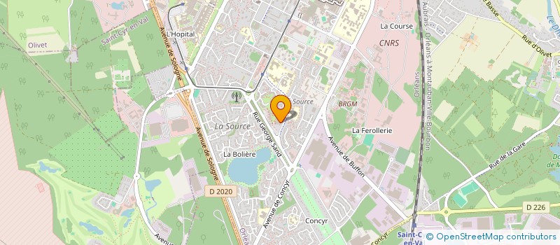 localisation de l'entreprise MONSIEUR BRAHIM BAKKI à ORLEANS