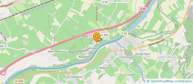 localisation de l'entreprise MONSIEUR BRAHIM BASRI  L'ALBENC