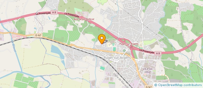 localisation de l'entreprise MONSIEUR BRAHIM BELAIDI  PUGET-SUR-ARGENS