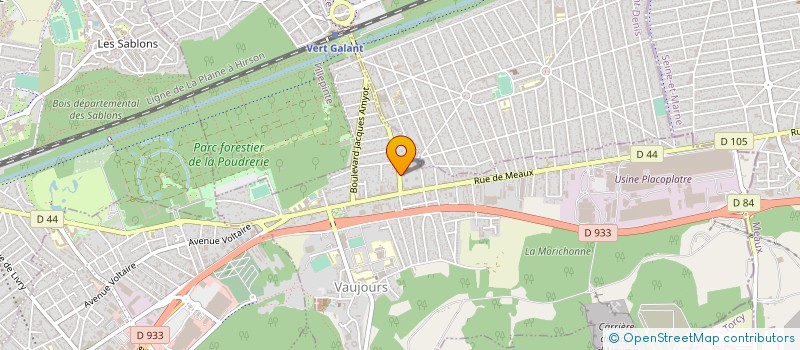 localisation de l'entreprise MONSIEUR BRAHIM BELARBI à VAUJOURS