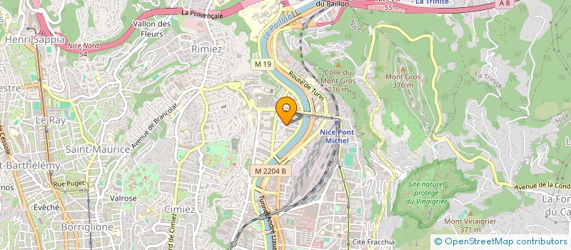 localisation de l'entreprise MONSIEUR BRAHIM BELHIRECHE à NICE