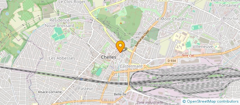 localisation de l'entreprise MONSIEUR BRAHIM BEN ABELLA  CHELLES