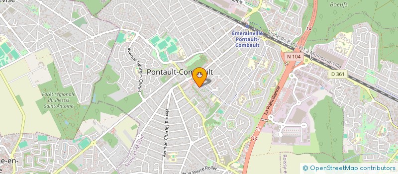 localisation de l'entreprise MONSIEUR BRAHIM BEN EL HOUSSAINE à PONTAULT-COMBAULT