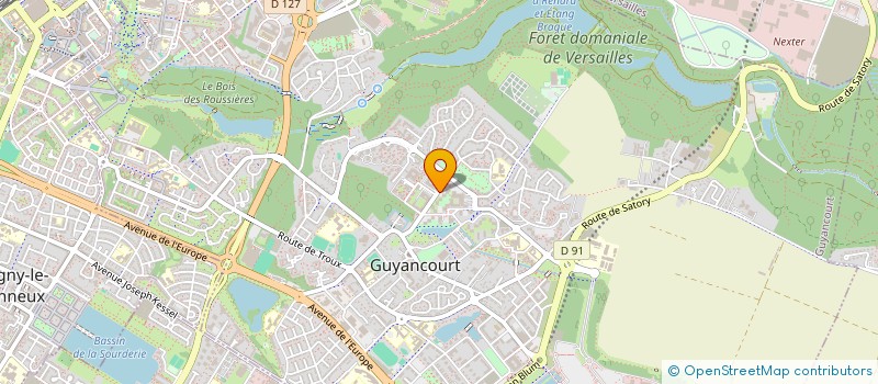 localisation de l'entreprise MONSIEUR BRAHIM BEN HADDADI  GUYANCOURT