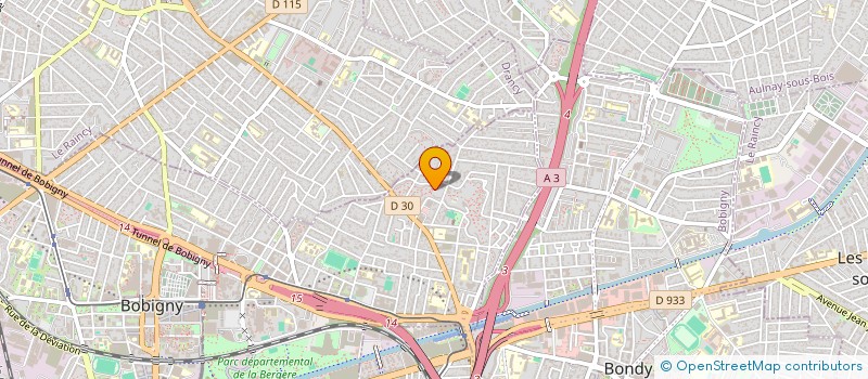 localisation de l'entreprise MONSIEUR BRAHIM BEN HADJ  BOBIGNY