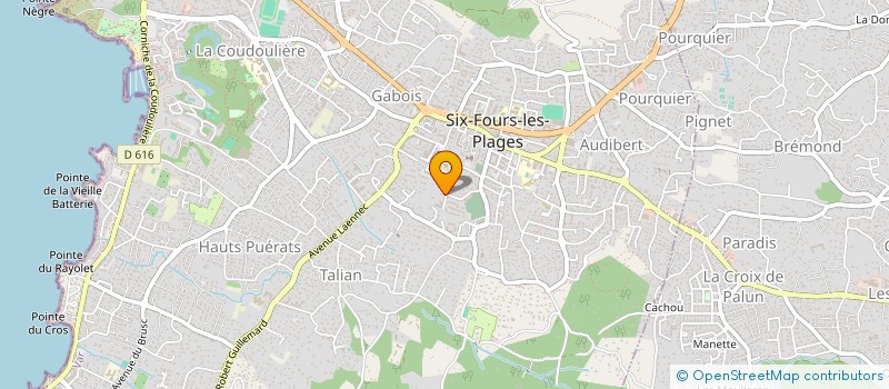 localisation de l'entreprise MONSIEUR BRAHIM BEN SALEM  SIX-FOURS-LES-PLAGES