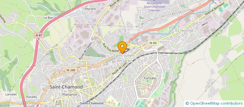 localisation de l'entreprise MONSIEUR BRAHIM BENABDESSELAM à SAINT-CHAMOND