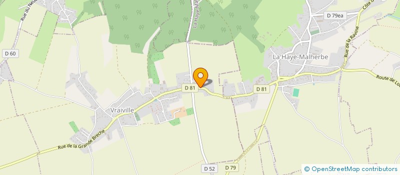 localisation de l'entreprise MONSIEUR BRAHIM BENAMAR  VRAIVILLE