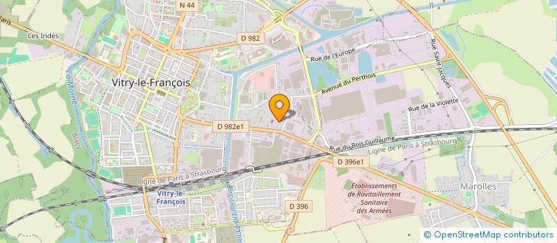 localisation de l'entreprise MONSIEUR BRAHIM BENASSAROU  VITRY-LE-FRANCOIS