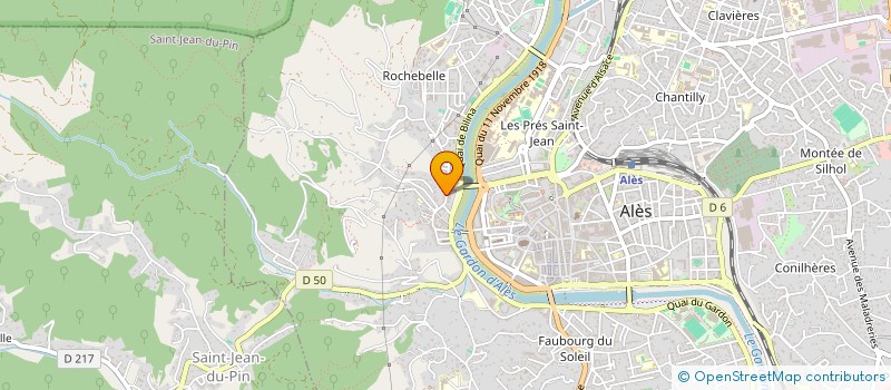 localisation de l'entreprise MONSIEUR BRAHIM BENDAOUD à ALES