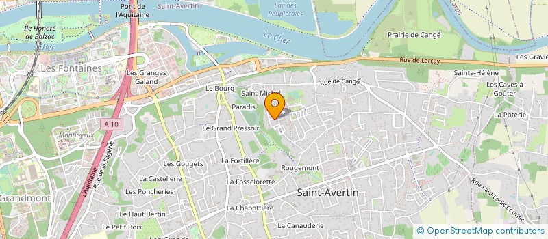 localisation de l'entreprise MONSIEUR BRAHIM BENDJELIDA  SAINT-AVERTIN