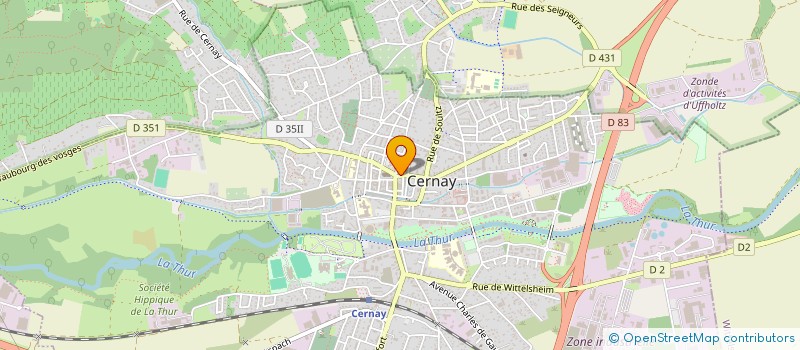 localisation de l'entreprise MONSIEUR BRAHIM BENNACER  CERNAY