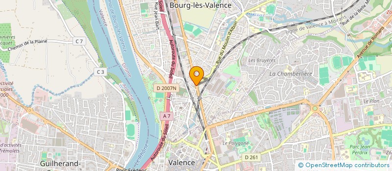 localisation de l'entreprise MONSIEUR BRAHIM BENSAID  BOURG-LES-VALENCE