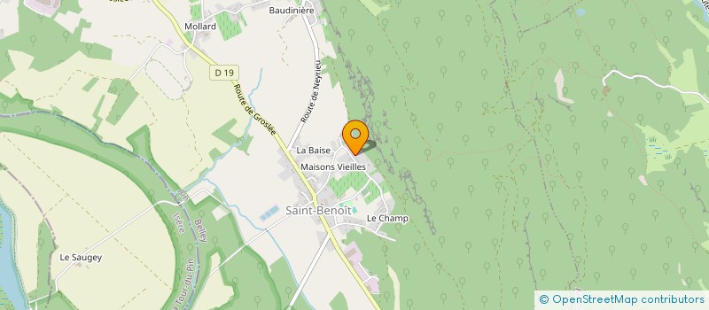 localisation de l'entreprise MONSIEUR BRAHIM BENSENADA  GROSLEE-SAINT-BENOIT