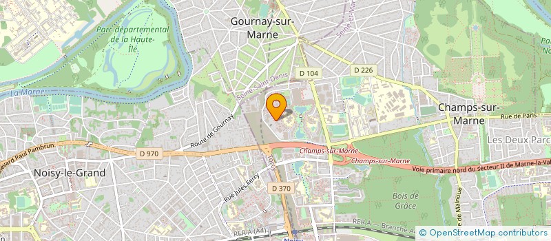 localisation de l'entreprise MONSIEUR BRAHIM BENSMAIN  CHAMPS-SUR-MARNE