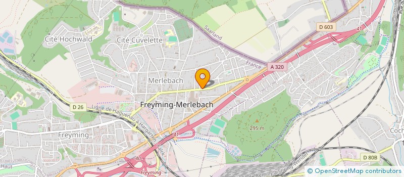 localisation de l'entreprise MONSIEUR BRAHIM BERGHOUD à FREYMING-MERLEBACH