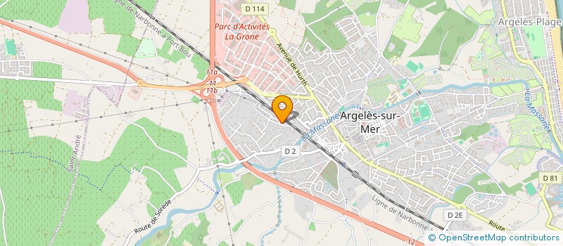 localisation de l'entreprise MONSIEUR BRAHIM BERKANI  ARGELES-SUR-MER