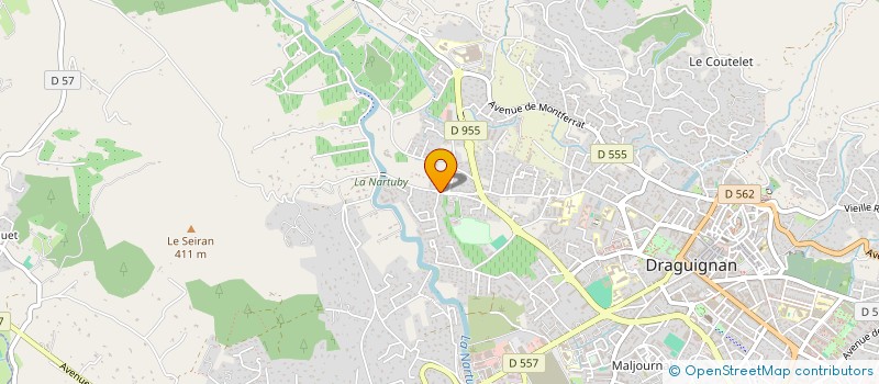 localisation de l'entreprise MONSIEUR BRAHIM BERKOUK  DRAGUIGNAN