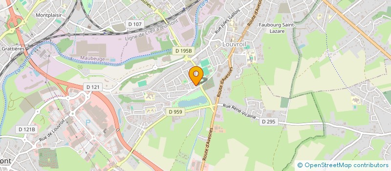 localisation de l'entreprise MONSIEUR BRAHIM BERREBIHA  LOUVROIL