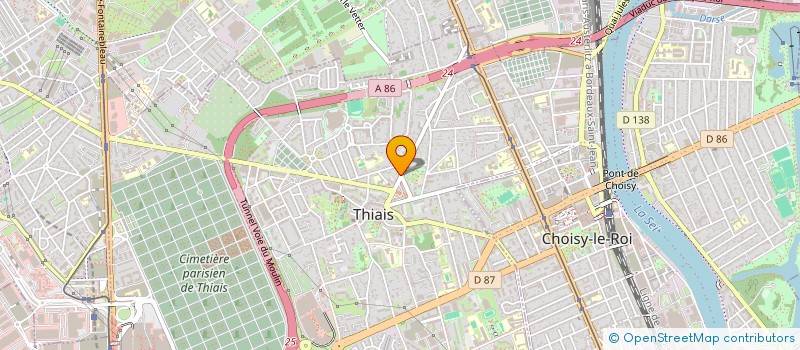 localisation de l'entreprise MONSIEUR BRAHIM BERRIG  THIAIS