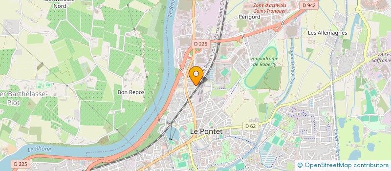 localisation de l'entreprise MONSIEUR BRAHIM BOUAYADI  LE PONTET