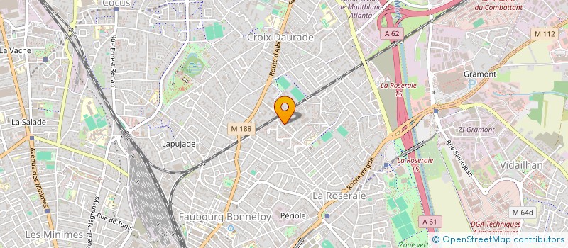 localisation de l'entreprise MONSIEUR BRAHIM BOUBADJOU à TOULOUSE