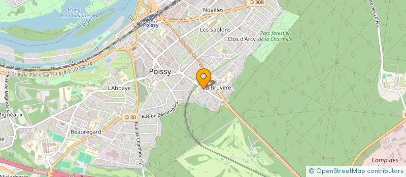 localisation de l'entreprise MONSIEUR BRAHIM BOUBEKER  POISSY