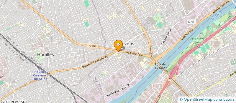 localisation de l'entreprise MONSIEUR BRAHIM BOUCHAREB  BEZONS