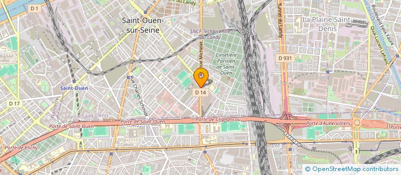 localisation de l'entreprise MONSIEUR BRAHIM BOUCHEIKHA à SAINT-OUEN-SUR-SEINE