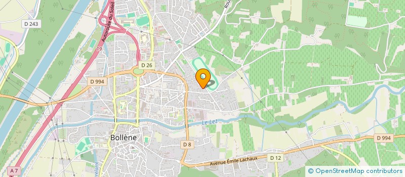 localisation de l'entreprise MONSIEUR BRAHIM BOUGOUFA à BOLLENE