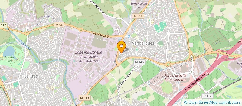 localisation de l'entreprise MONSIEUR BRAHIM BOUHADI à VENDARGUES