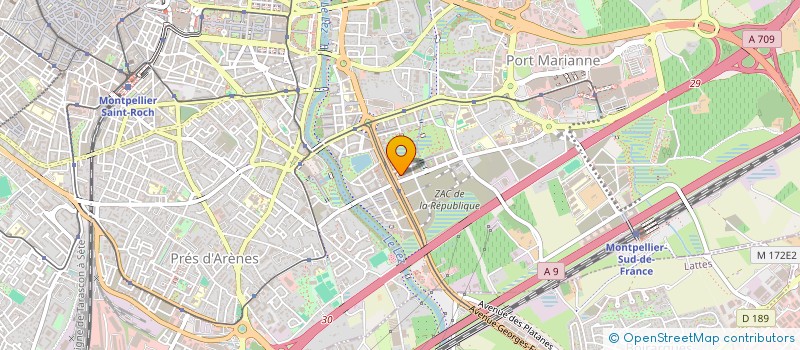 localisation de l'entreprise MONSIEUR BRAHIM BOUHAFS à MONTPELLIER