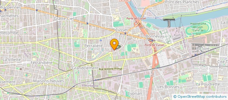 localisation de l'entreprise MONSIEUR BRAHIM BOUHAIK  VILLEURBANNE