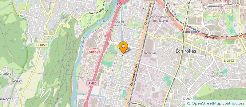 localisation de l'entreprise MONSIEUR BRAHIM BOUKEZZOULA  ECHIROLLES