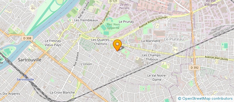 localisation de l'entreprise MONSIEUR BRAHIM BOUKHRISS  SARTROUVILLE