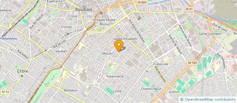 localisation de l'entreprise MONSIEUR BRAHIM BOUMAZA  ROUBAIX