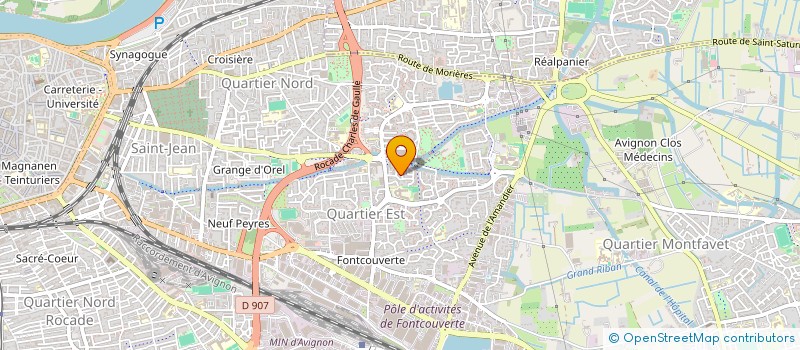 localisation de l'entreprise MONSIEUR BRAHIM BOUNJOUO  AVIGNON