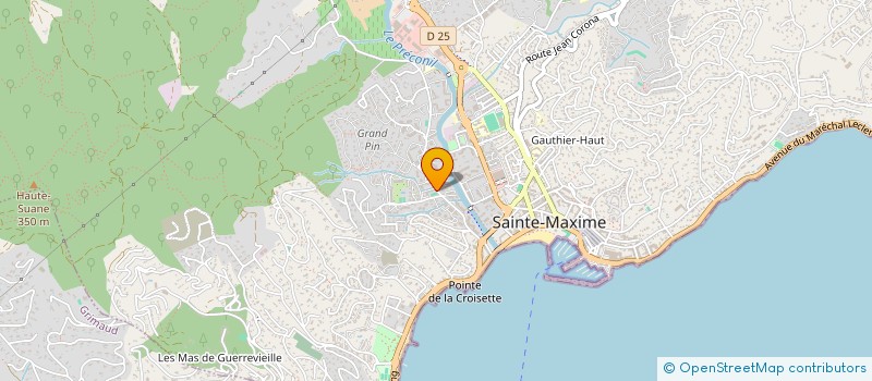 localisation de l'entreprise MONSIEUR BRAHIM BOUREGHIDA à SAINTE-MAXIME