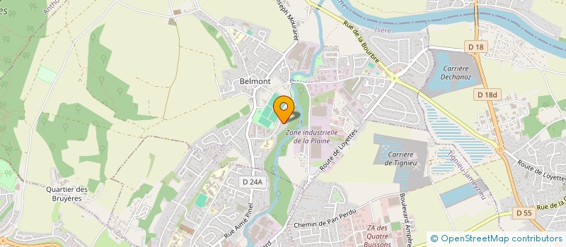 localisation de l'entreprise MONSIEUR BRAHIM BOUSBAA  CHAVANOZ