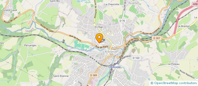 localisation de l'entreprise MONSIEUR BRAHIM BOUYDIR  L'ARBRESLE