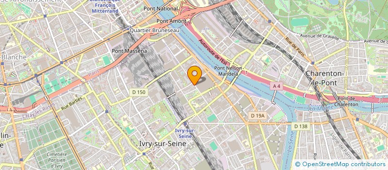 localisation de l'entreprise MONSIEUR BRAHIM BOUZIANE  IVRY-SUR-SEINE