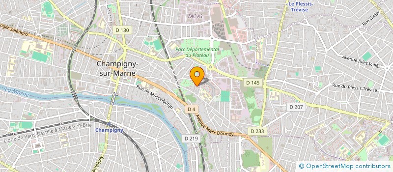 localisation de l'entreprise MONSIEUR BRAHIM BRABEZ à CHAMPIGNY-SUR-MARNE