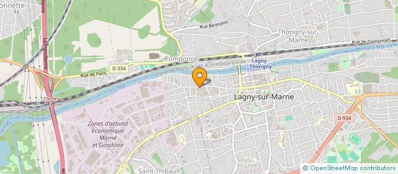 localisation de l'entreprise MONSIEUR BRAHIM BRAHIM KHOUFACHE  LAGNY-SUR-MARNE