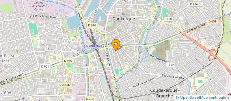 localisation de l'entreprise MONSIEUR BRAHIM CHARYF à DUNKERQUE